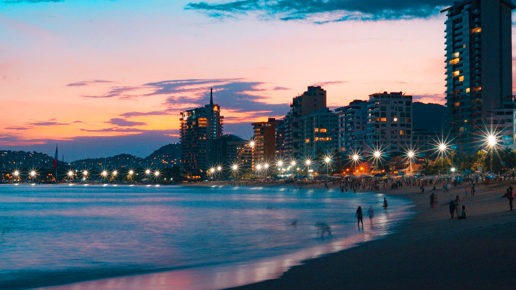 Acapulco at night