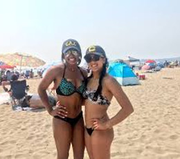 Bikinis on the beach