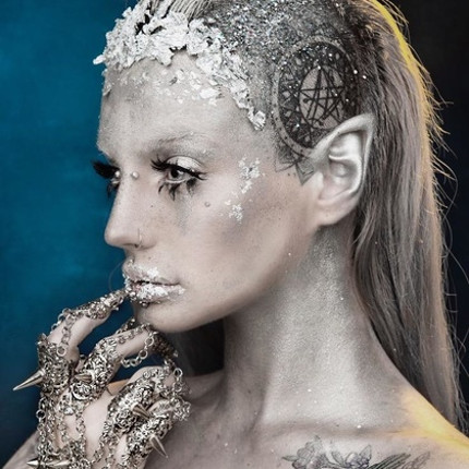 Victoria the tattooed model